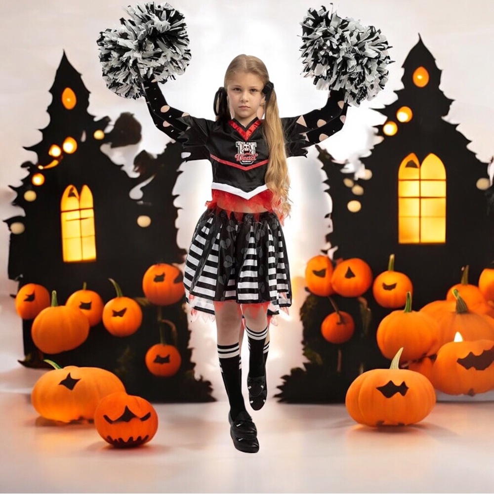 Girls Spooktacular Creations Cheerleader Costume